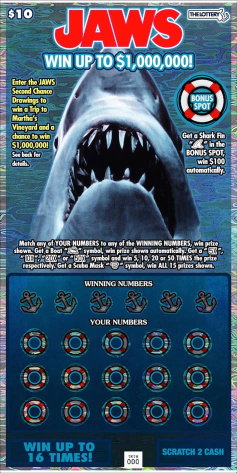 mass lottery new scratch tickets 2024|Win a Martha’s Vineyard trip on Mass. Lottery’s new ‘Jaws’ .